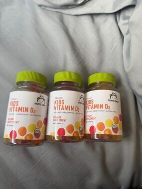 Mama Bear Kids Vitamin D3 Gummies - 80 each - 3 Pack